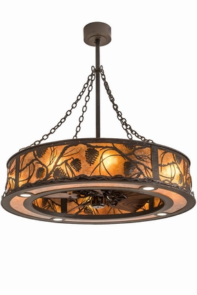 Whispering Pines 12 Light Chandel-Air Fandeliers FANS on sale now
