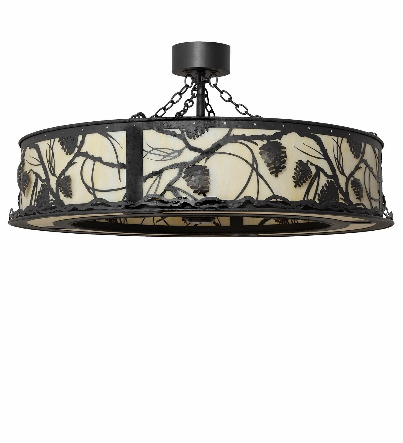 Whispering Pines 12 Light Chandel-Air Fandeliers at discount prices