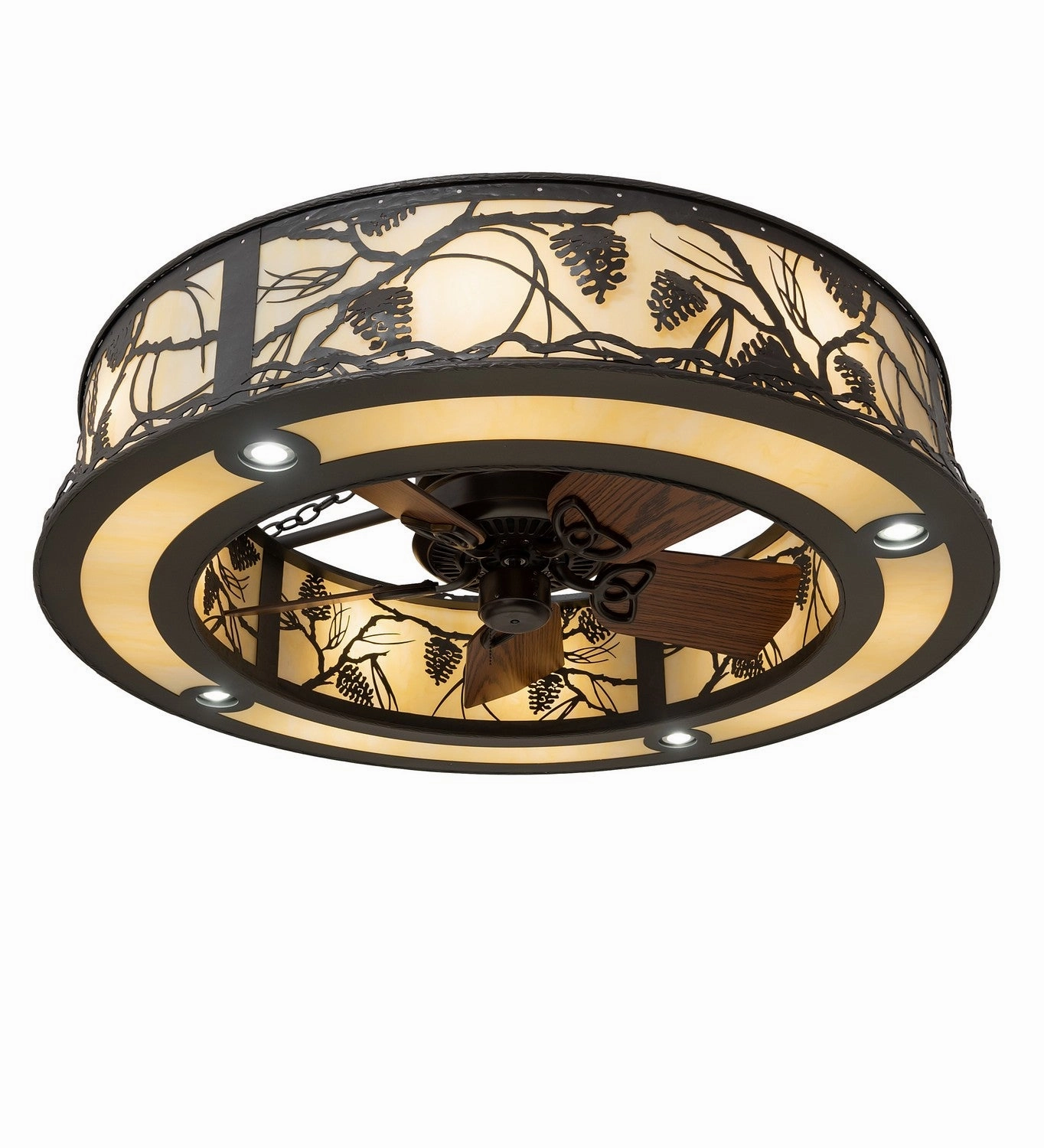 Whispering Pines 12 Light Chandel-Air Fandeliers at discount prices