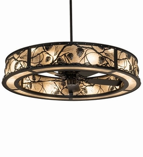 Whispering Pines 15 Light Chandel-Air Small Fans FANS low price