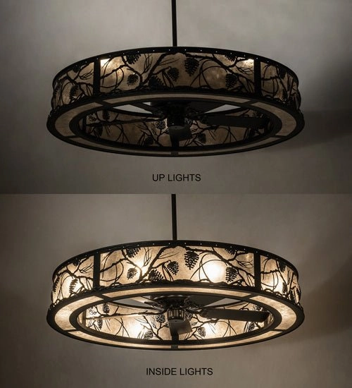 Whispering Pines 15 Light Chandel-Air Compact Small Fans discount