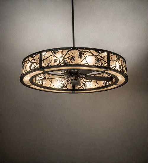 Whispering Pines 15 Light Chandel-Air Compact Small Fans discount
