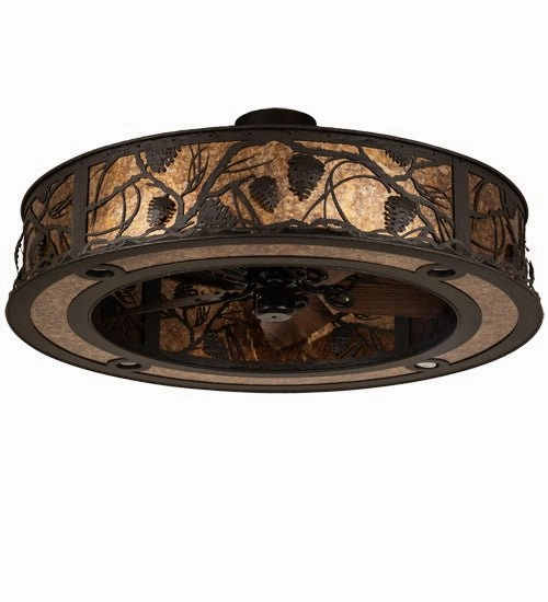 Whispering Pines 16 Light Chandel-Air Fandeliers at discount prices