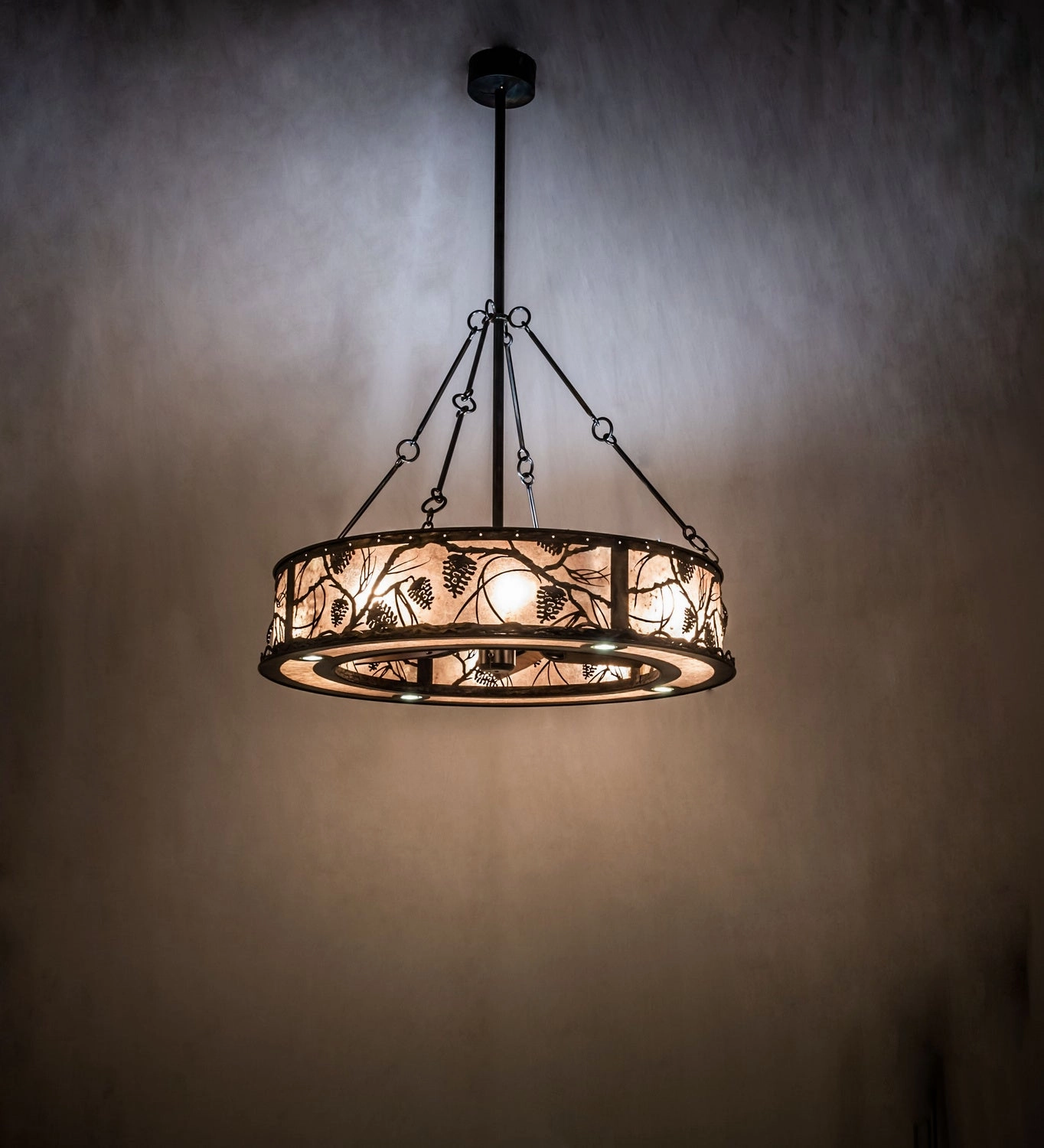 Whispering Pines 16 Light Chandel-Air Fandeliers at discount prices