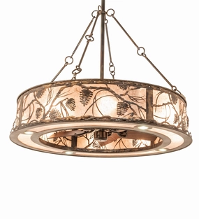 Whispering Pines 16 Light Chandel-Air Fandeliers FANS on sale now