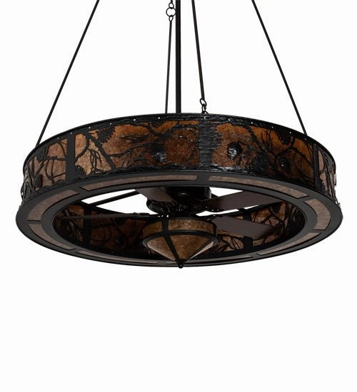 Whispering Pines 19 Light Chandel-Air Fandeliers at discount prices