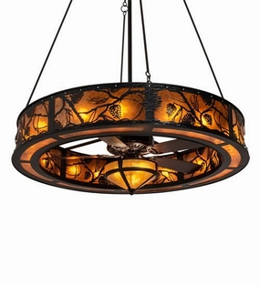 Whispering Pines 19 Light Chandel-Air Fandeliers FANS on sale now