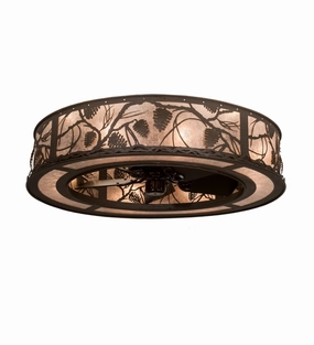 Whispering Pines Eight Light Chandel-Air Fandeliers FANS on sale now