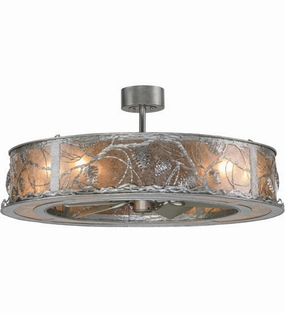 Whispering Pines Eight Light Chandel-Air Fandeliers FANS on sale now