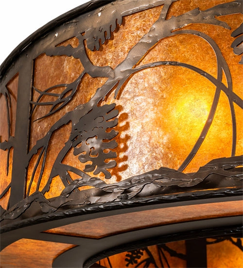 Whispering Pines Eight Light Chandel-Air Fandeliers at discount prices