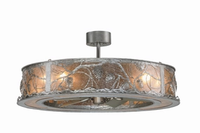 Whispering Pines Eight Light Chandel-Air Fandeliers FANS on sale now
