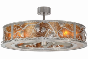 Whispering Pines Eight Light Chandel-Air Fandeliers FANS on sale now