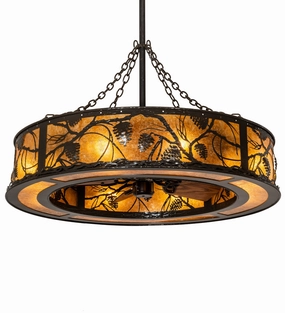 Whispering Pines Eight Light Chandel-Air Large Fans FANS best price