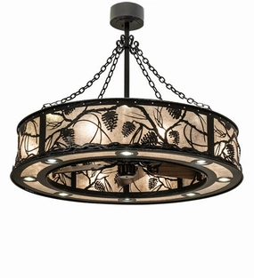 Whispering Pines LED Chandel-Air Fandeliers FANS on sale now