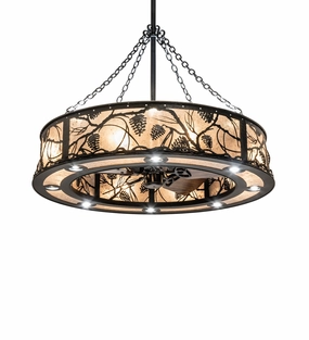 Whispering Pines LED Chandel-Air Fandeliers FANS on sale now