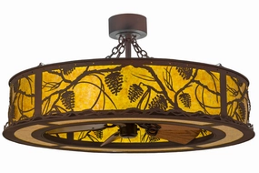 Whispering Pines LED Chandel-Air Fandeliers FANS on sale now