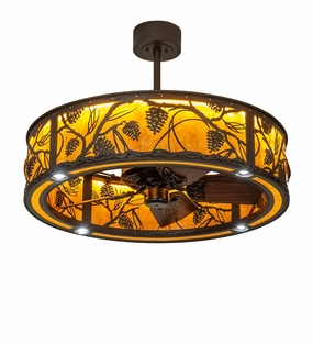 Whispering Pines LED Chandel-Air Fandeliers FANS on sale now