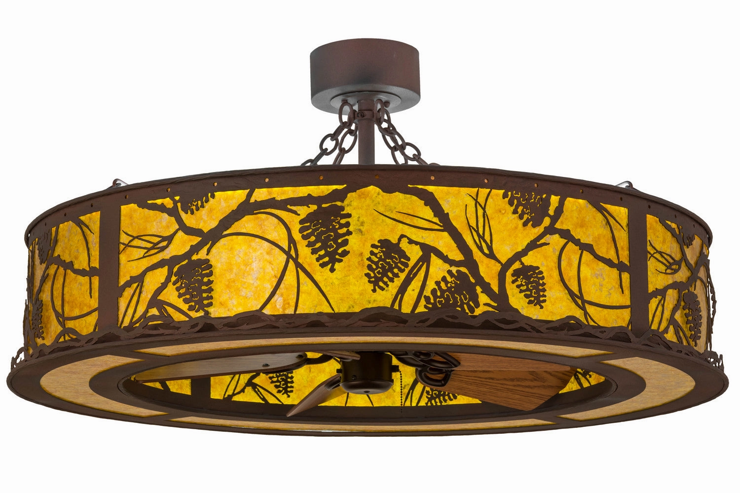 Whispering Pines LED Chandel-Air Fandeliers FANS on sale now