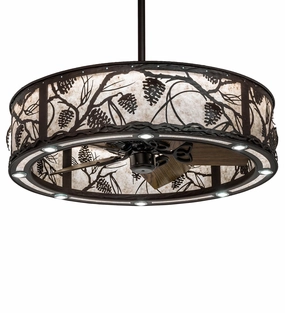 Whispering Pines LED Chandel-Air Fandeliers FANS on sale now