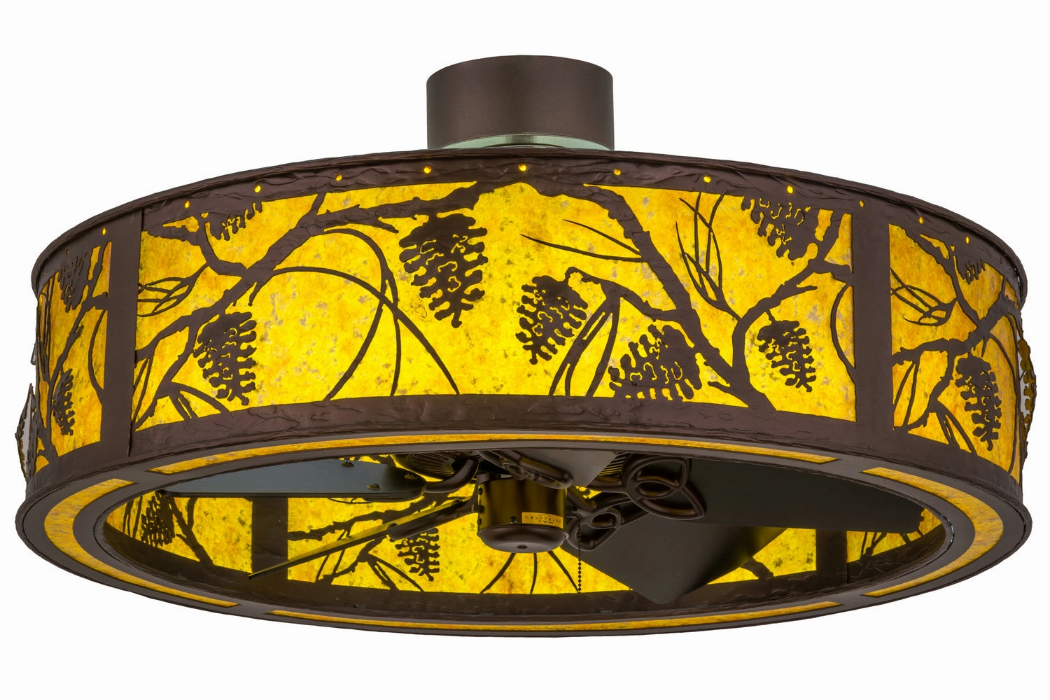 Whispering Pines LED Chandel-Air Fandeliers FANS on sale now