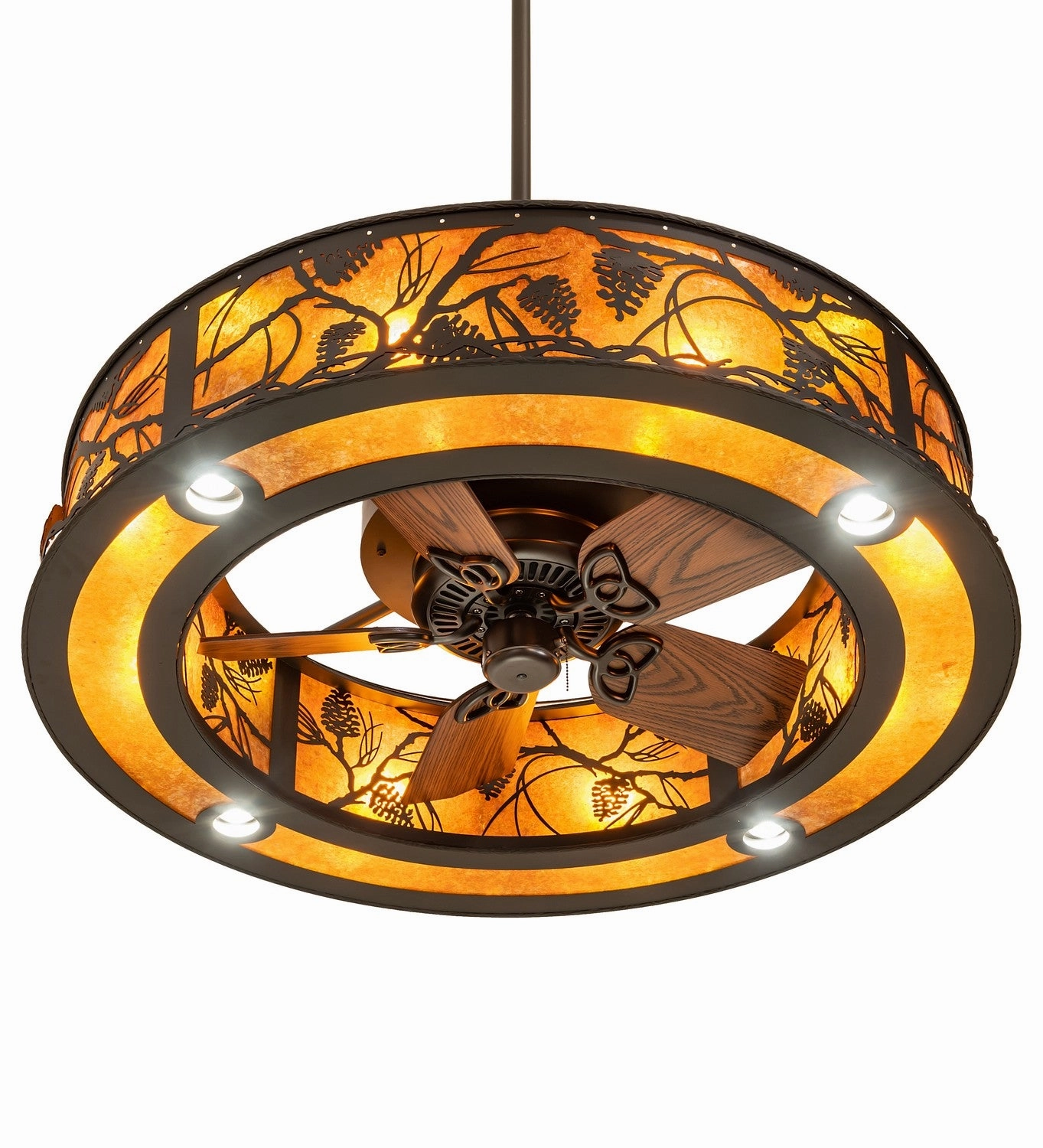 Whispering Pines LED Chandel-Air Fandeliers at discount prices