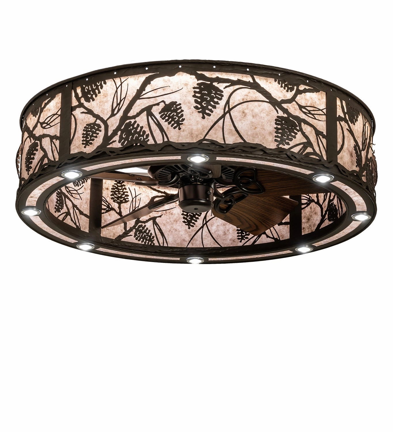 Whispering Pines LED Chandelier Fandeliers FANS on sale now