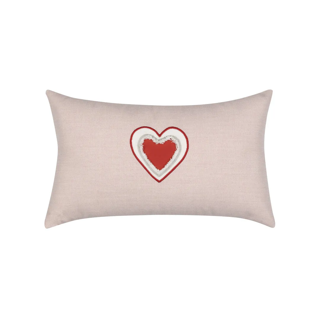 Wild Heart Indoor/Outdoor Pillow, Lumbar Throw Pillows Cozy Upgrade