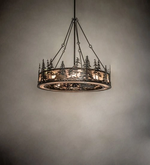 Wildlife At Dusk 15 Light Chandel-Air Fandeliers at discount prices