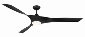 Willow XL 70"Ceiling Fan Matte Black Large Fans FANS best price
