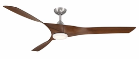 Willow XL 70"Ceiling Fan Nickel Large Fans FANS best price