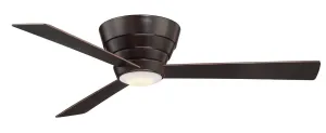 Wind River Niva 54" Flushmount Ceiling Fan with CCT 17W LED and Remote Ceiling Fans With Lights Sale