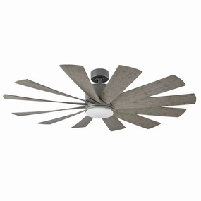 Windflower 60"Ceiling Fan Graphite/Weathered Gray Exterior Fans FANS limited time offer