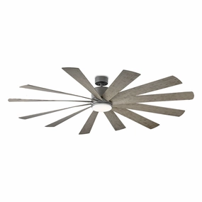 Windflower 80"Ceiling Fan Graphite/Weathered Gray Large Fans FANS best price
