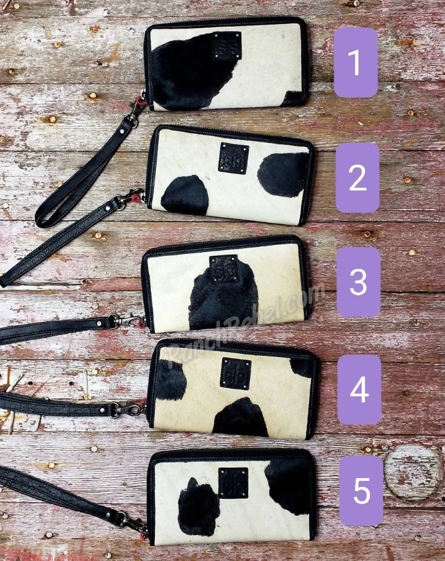 Women's Cowhide Wallet In 5