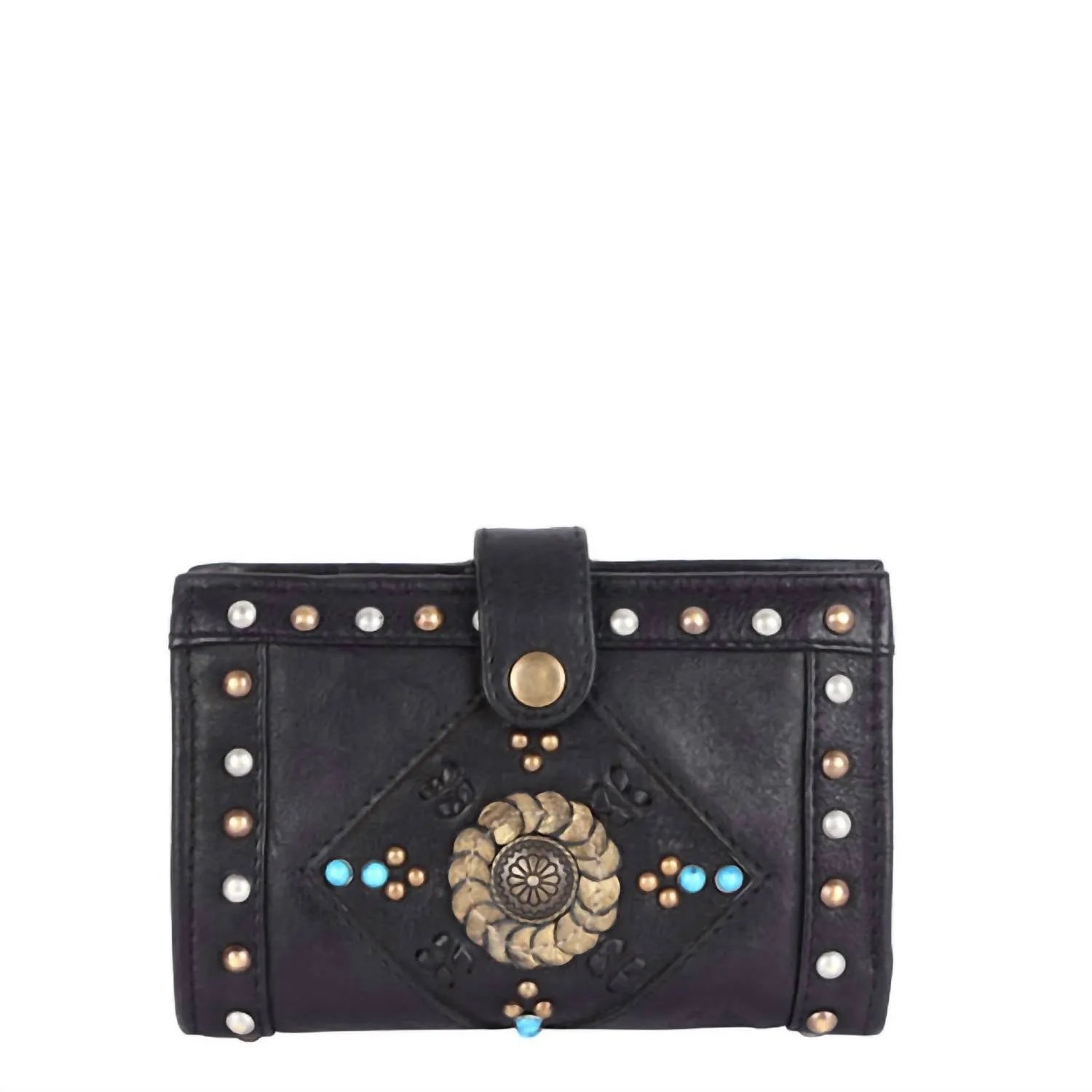 Women's Leather Woodstock Bag In Black