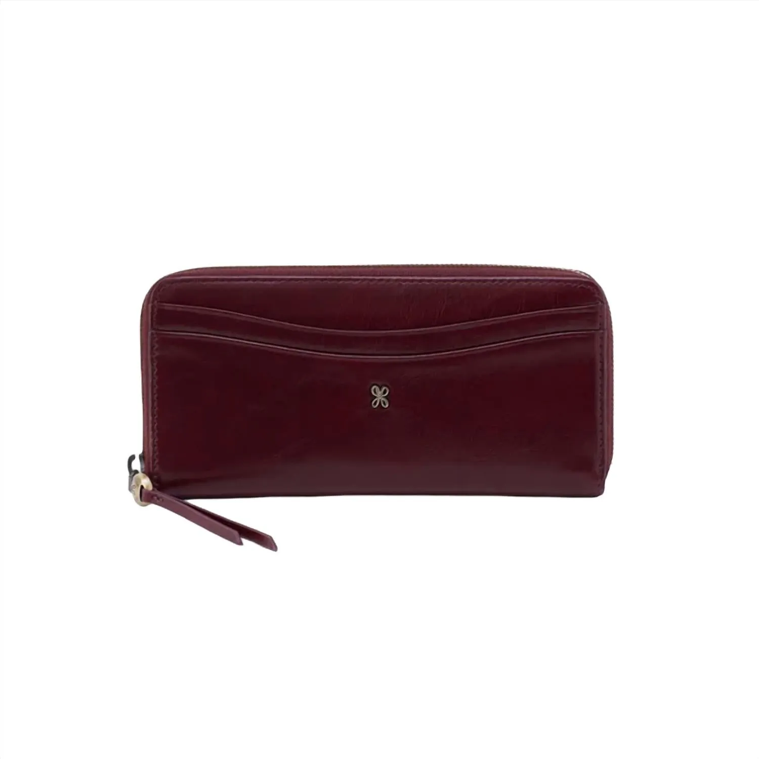 Women's Max Large Zip Around Wallet In Merlot