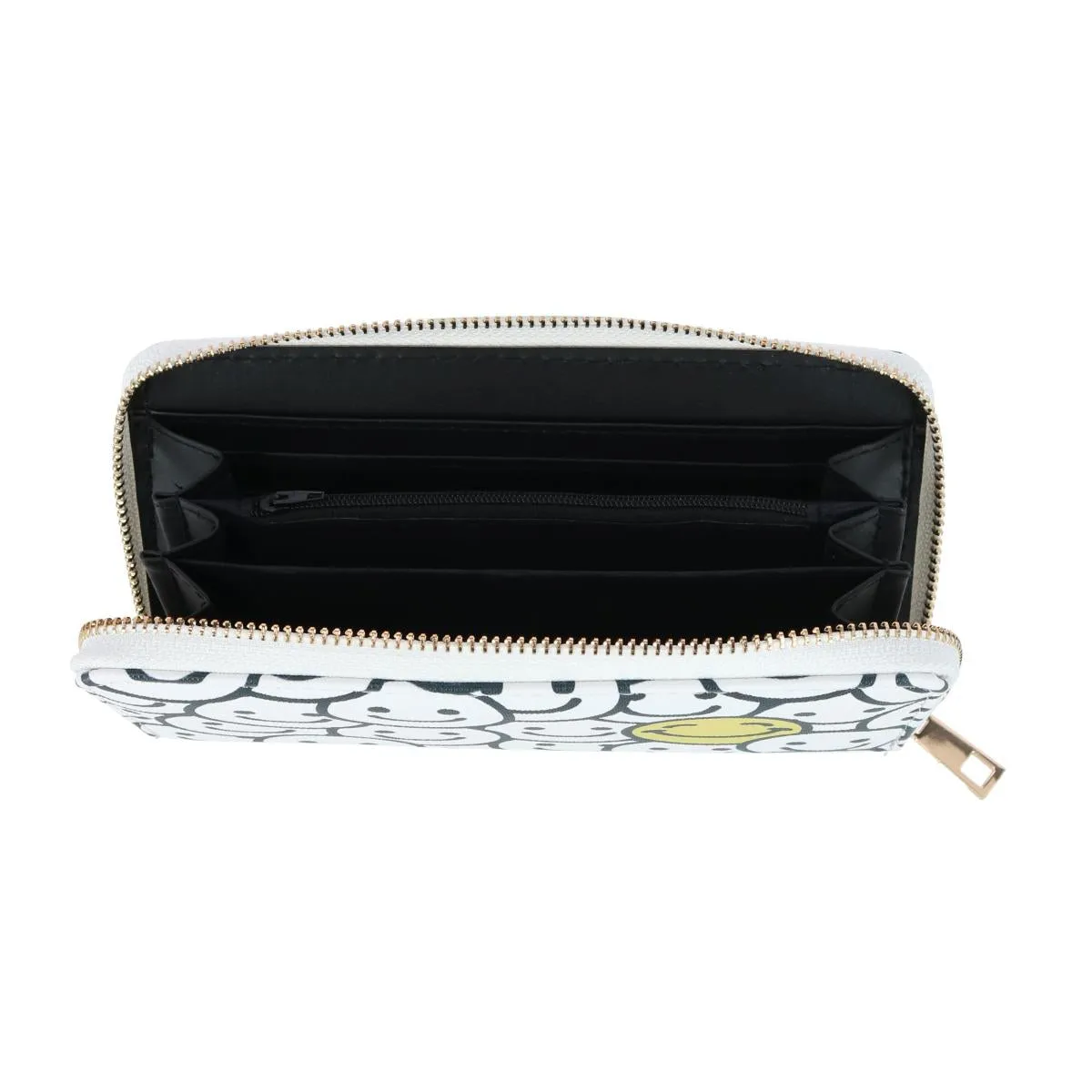 Women's Smiley Face Zipper Wallet
