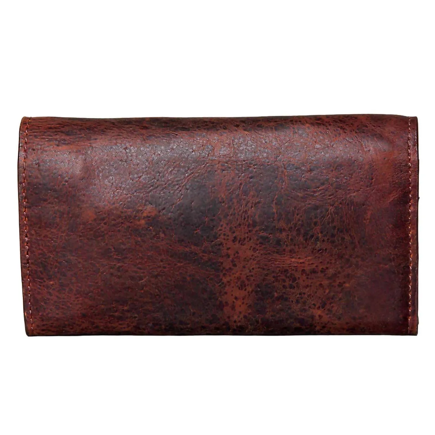 Women's Whitley Stitch Tri-Fold Tooled Wallet In Brown