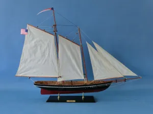 Wooden America Model Sailboat Decoration 35" Decorative Accessories seasonal sale