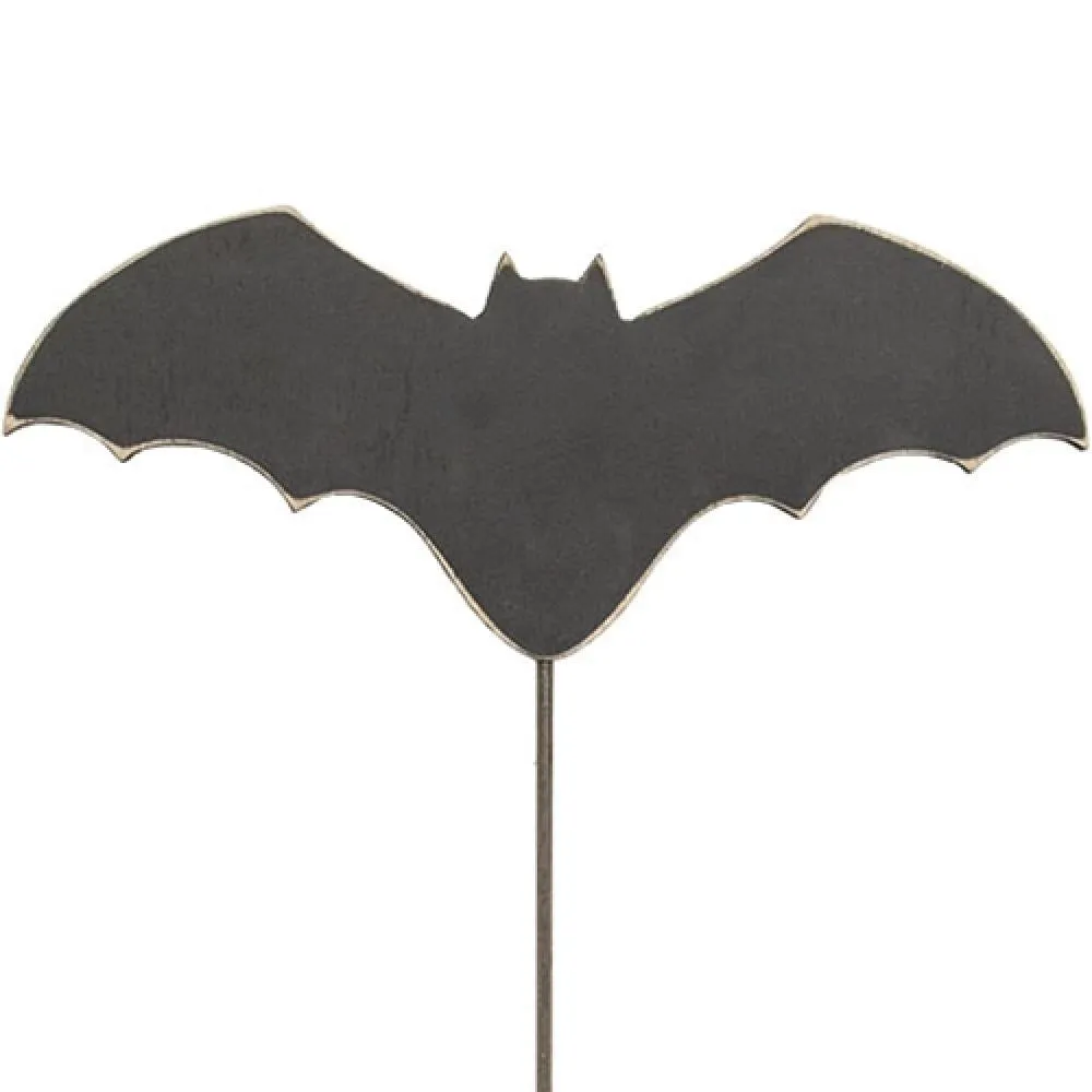 ^^^Wooden Bat Planter Stake 5.25"H Affordable Holiday Accessories