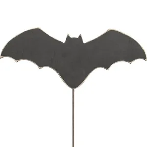 ^^^Wooden Bat Planter Stake 5.25"H Affordable Holiday Accessories