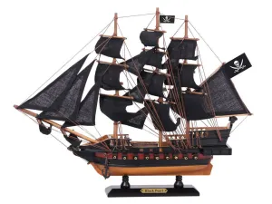 Wooden Black Pearl Black Sails Limited Model Pirate Ship 15" Decorative Accessories seasonal sale