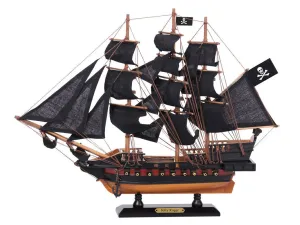 Wooden Captain Hook's Jolly Roger from Peter Pan Black Sails Limited Model Pirate Ship 15" Decorative Accessories trending offers