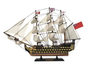 Wooden HMS Victory Limited Tall Model Ship 24" Decorative Accessories seasonal sale