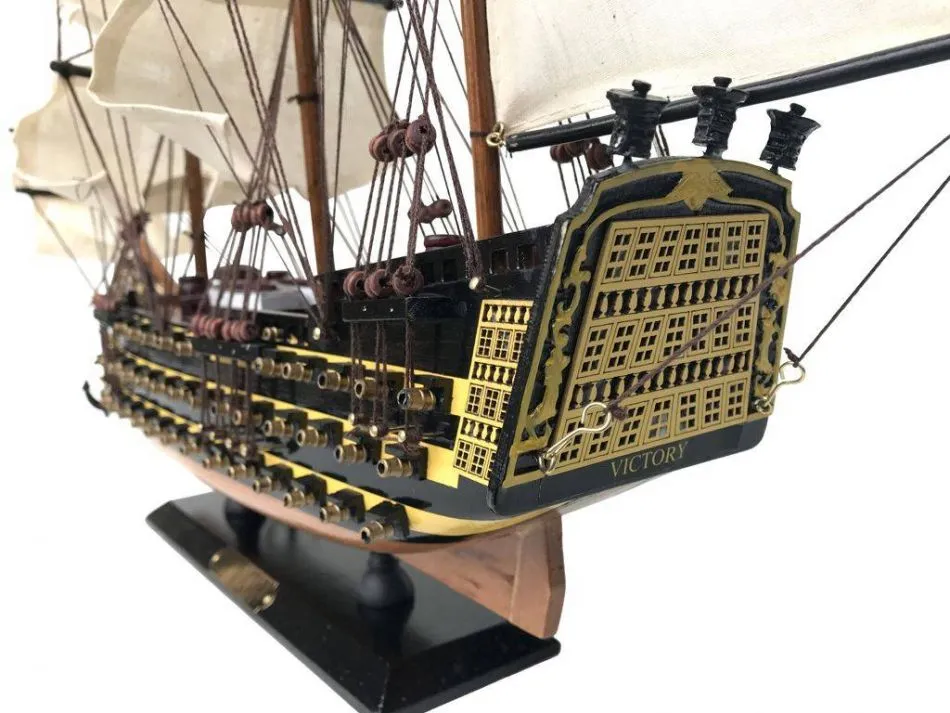 Wooden HMS Victory Limited Tall Model Ship 24"