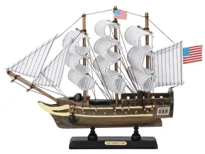 Wooden USS Constitution Tall Ship Model 12" Decorative Accessories trending offers