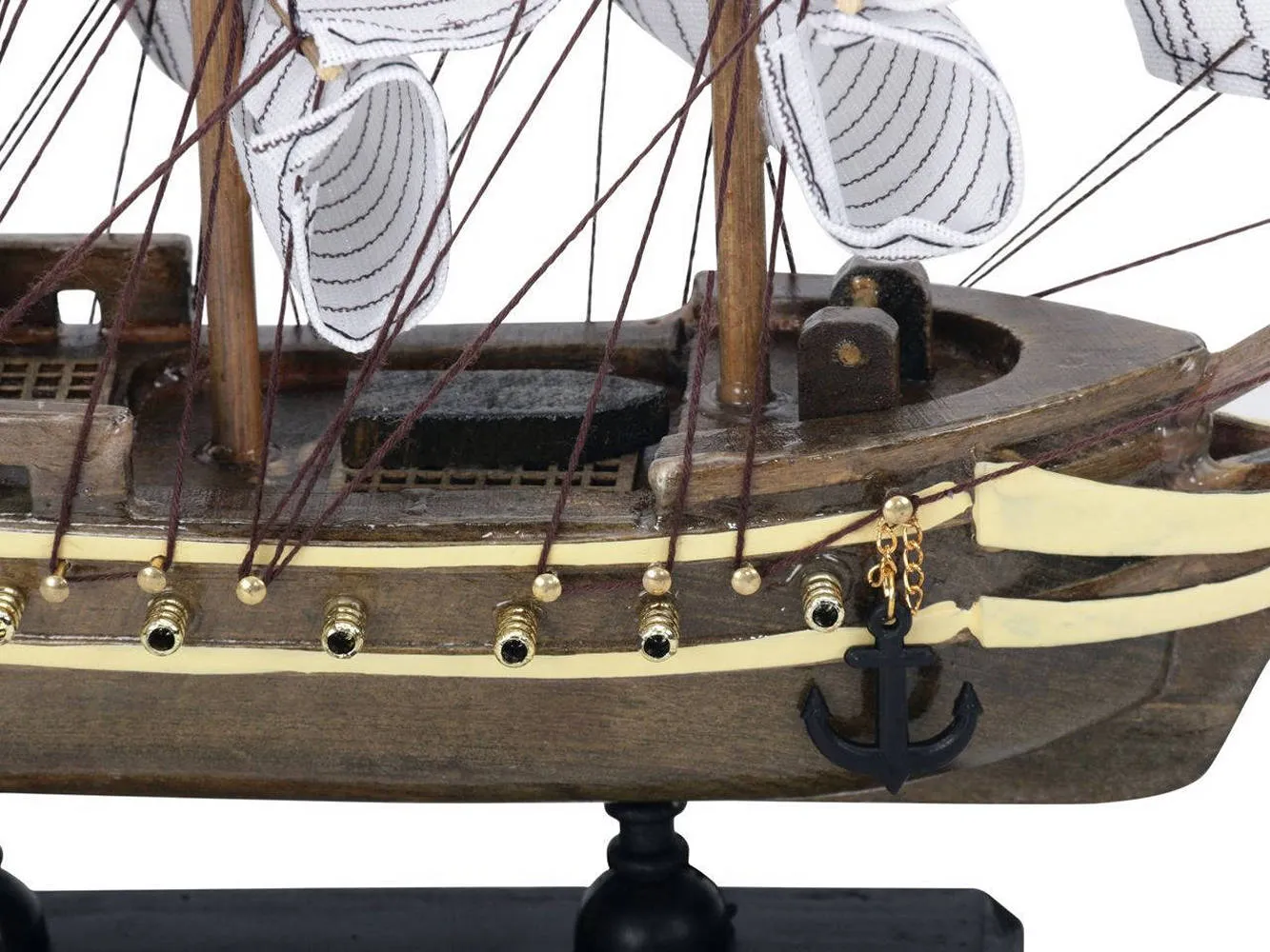 Wooden USS Constitution Tall Ship Model 12"