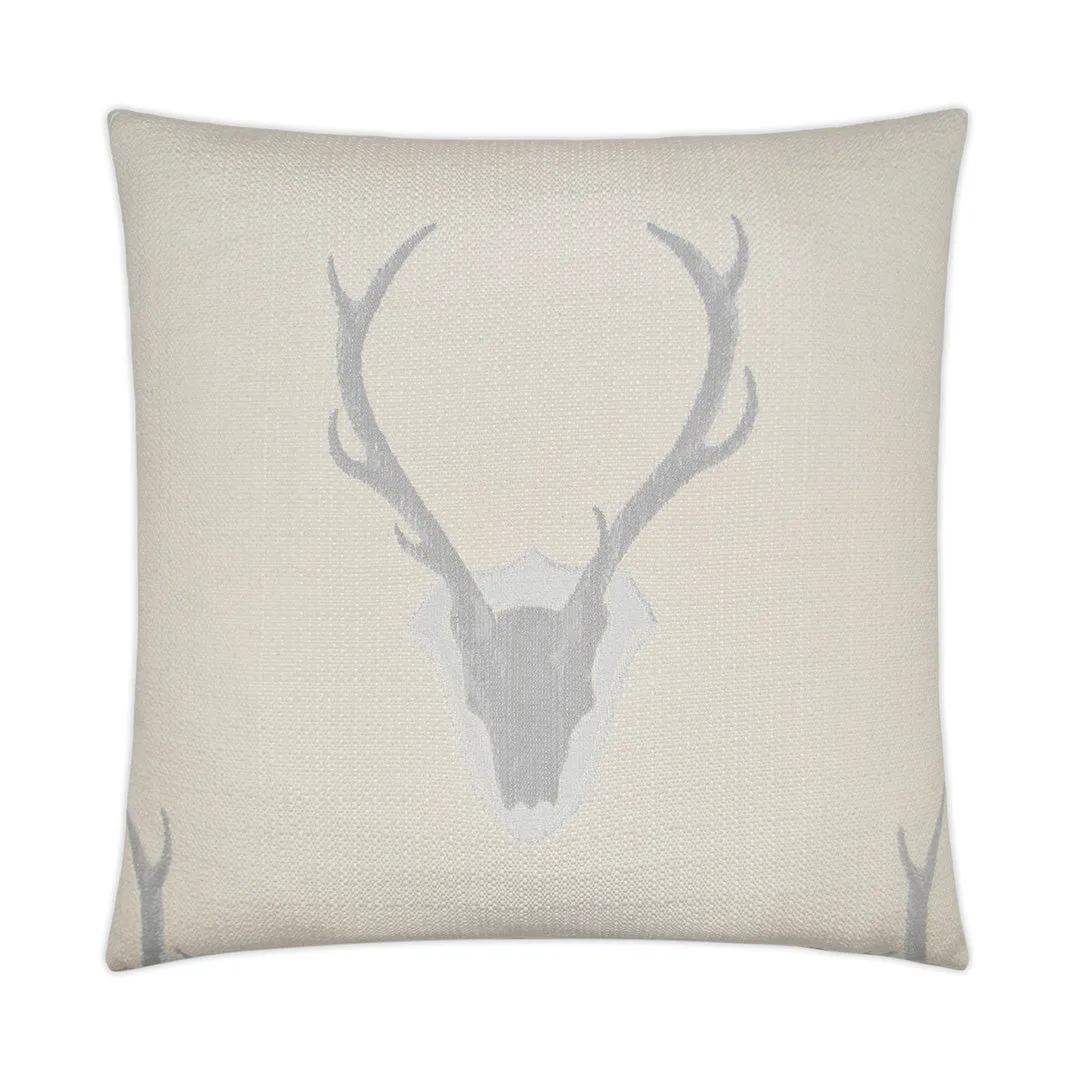Woodland Buck Pillow, Ivory Throw Pillows Cozy Upgrade