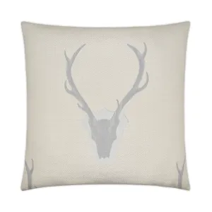 Woodland Buck Pillow, Ivory Throw Pillows Cozy Upgrade