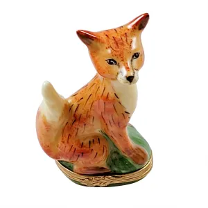 Woodland Fox Limoges Collectible Boxes Rare Find
